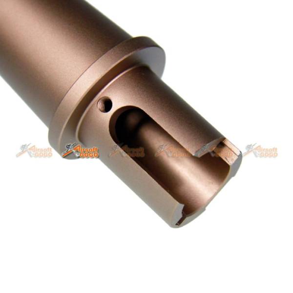Tokyo Arms Multi-Length CNC Metal Outer Barrel for Marui M4/M16 AEG (CCW, Sand) - Image 4