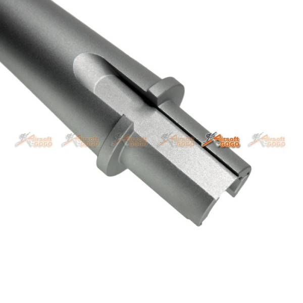 Tokyo Arms Multi-Length CNC Metal Outer Barrel for Marui M4/M16 AEG (CCW, Silver) - Image 4