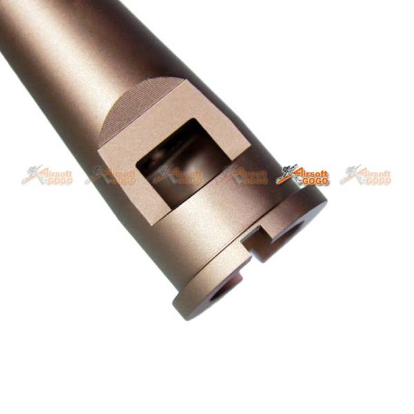 Tokyo Arms Multi-Length CNC Metal Outer Barrel for WA M4/M16 GBB (CCW, Sand) - Image 3