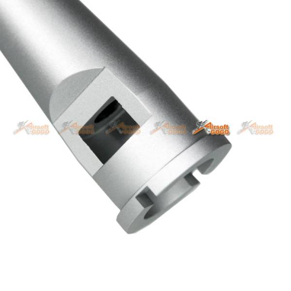 Tokyo Arms Multi-Length CNC Metal Outer Barrel for WA M4/M16 GBB (CCW, Silver) - Image 3