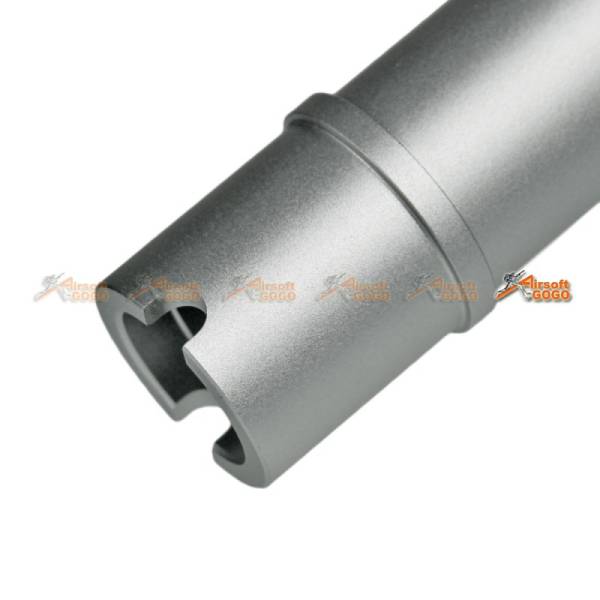 Tokyo Arms Multi-Length CNC Metal Outer Barrel for Systema M4 PTW AEG (CCW, Silver) - Image 4