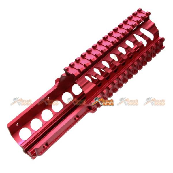 Tokyo Arms Tactical CNC Metal Rail Handguard for KWA Kriss Vector GBB (9inch, Red) - Image 2