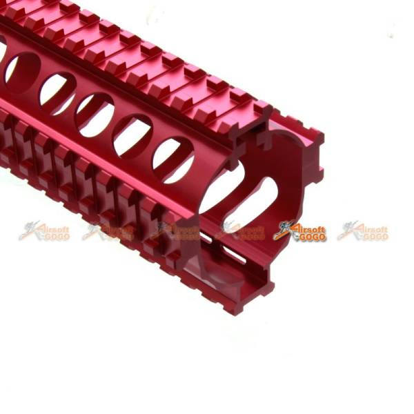 Tokyo Arms Tactical CNC Metal Rail Handguard for KWA Kriss Vector GBB (9inch, Red) - Image 4