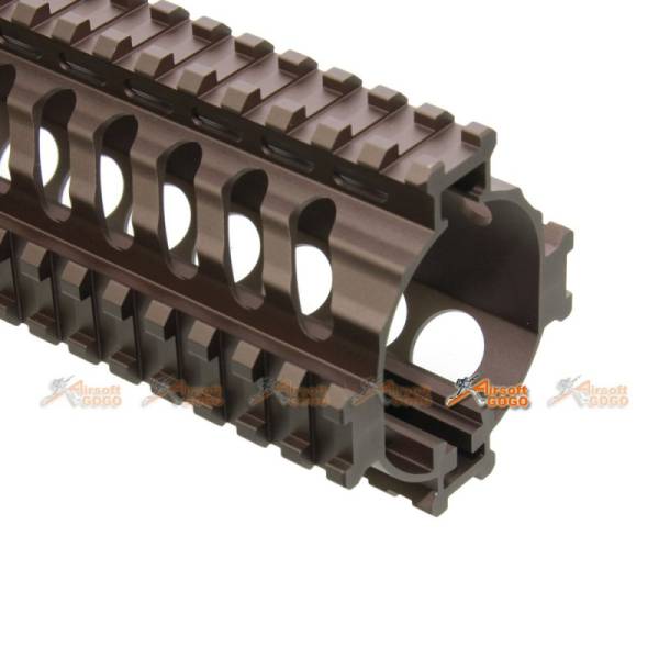 Tokyo Arms Tactical CNC Metal Rail Handguard for KWA Kriss Vector GBB (9inch, TAN) - Image 4