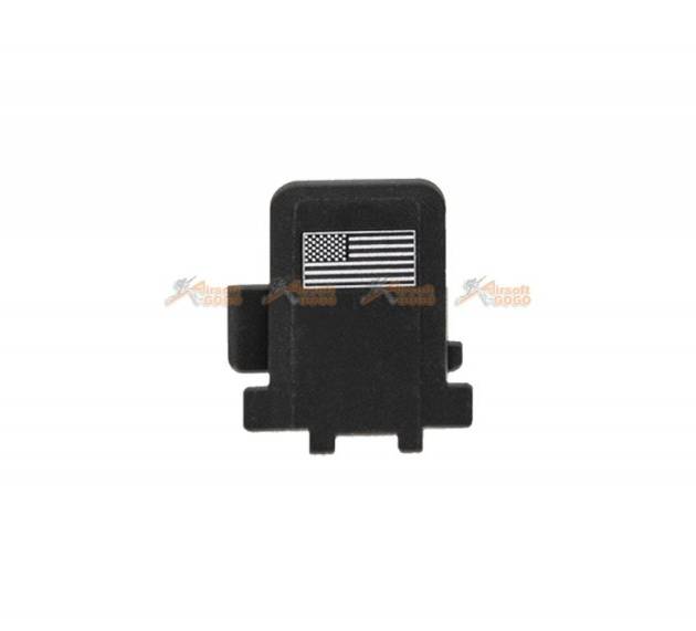 Top Shooter CNC USA Flag Style Slide Back Plate Cover For SIG AIR / VFC P320 M17 M18 GBB ( Black )