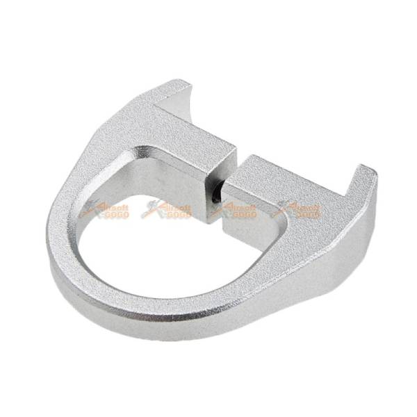 TTI Airsoft CNC Charging Ring for WE Galaxy GBB / AAP-01 GBB Airosft - Silver