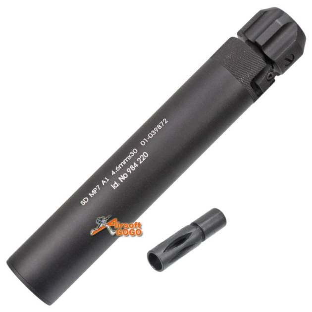 UFC Extend Outer Barrel for Airsoft Marui MP7A1 MP7 GBB AEP,  WELL R4 Airsoft AEP