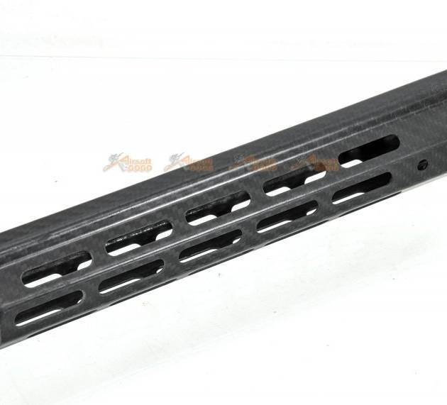 Vector Optics Vekt Defense VDCF-10 Carbon Fiber 10 inch Slim Handguard Rail -Black