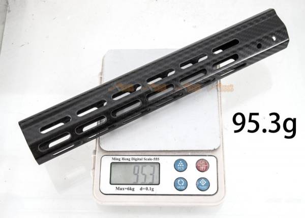 Vector Optics Vekt Defense VDCF-12 Carbon Fiber 12inch Slim Handguard Rail -Black - Image 4
