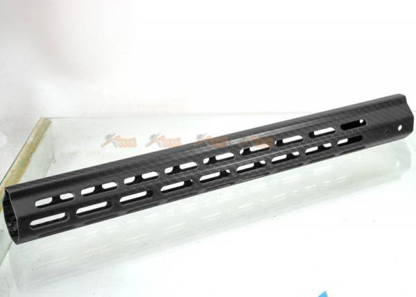Vector Optics Vekt Defense VDCF-17 Carbon Fiber 17inch Slim Handguard Rail -Black