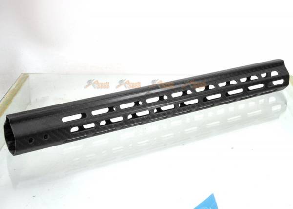 Vector Optics Vekt Defense VDCF-17 Carbon Fiber 17inch Slim Handguard Rail -Black - Image 3
