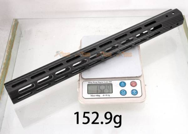 Vector Optics Vekt Defense VDCF-17 Carbon Fiber 17inch Slim Handguard Rail -Black - Image 4