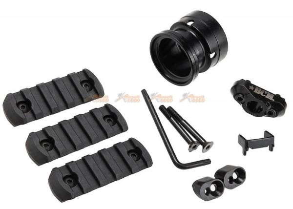 VFC BCM GUNFIGHTER MCMR-13 M-LOK Handguard for VFC AR/ M4 GBB AEG,  VFC AR/ M4 Barrel Nut- Black - Image 3