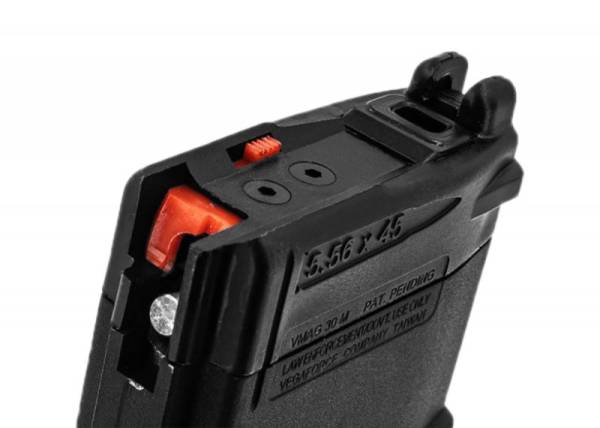 VFC M4 VMAG Green Gas Magazine V3 (30 rounds, Compatible with VFC HK416) - Black - Image 4