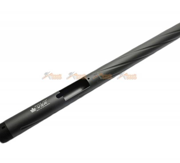 Maple Leaf Twisted Outer Barrel 510mm for Marui VSR10 Sniper Rifle - Black