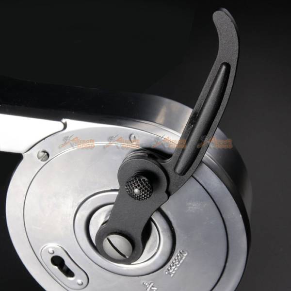 Metal 50rds Drum Magazine for WE P08 Airsoft GBB (Silver) - Image 4
