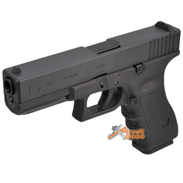 WE G17 Gas Blow Back Pistol (Black)