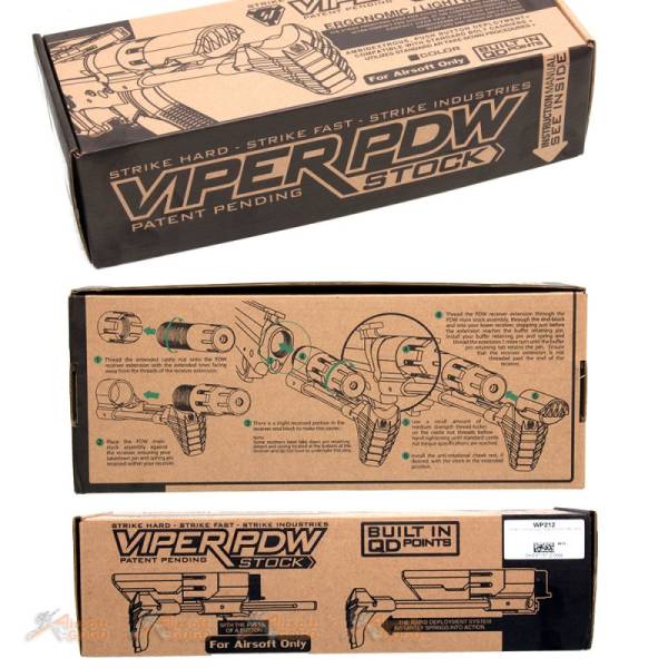 Strike Industries Viper PDW Stock for WA, G&P, GHK, VFC, WE M4 GBBR - Image 5