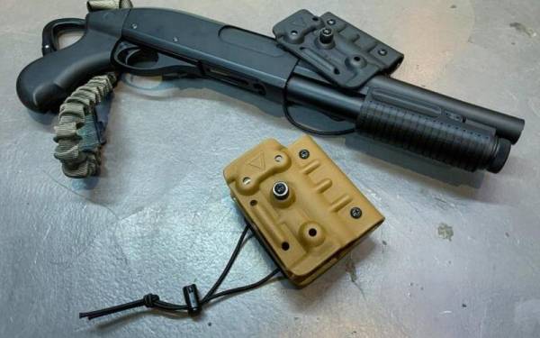 TMC W&T Kydex QD Holster for Marui 870 Breacher (Black) - Image 2