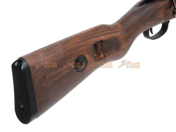 Bell Gas Powered Karabiner KAR 98K Kar98k Bolt Action Rifle Real Wood - Image 5