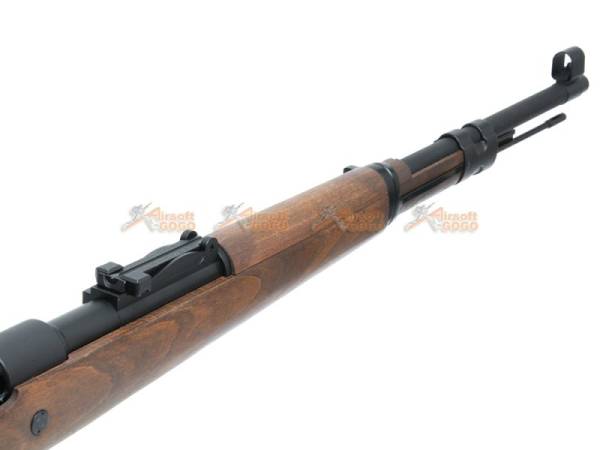 Bell Gas Powered Karabiner KAR 98K Kar98k Bolt Action Rifle Real Wood - Image 6