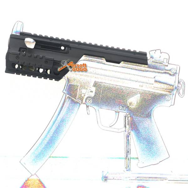 ABS Plastic MP5K / PDW, MOD5K Rail for Airsoft Marui, JG, Classic Army, Galaxy AEG - Image 4