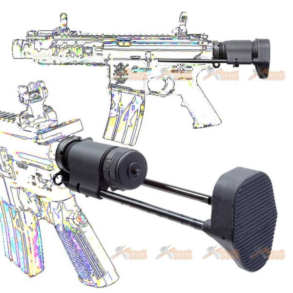 Stinger Tanker Stock for Airsoft M4 M16 HK416 HK416C Marui G&P Classic Army Cybergun Magpul KingArms KRYTAC AEG - Image 2