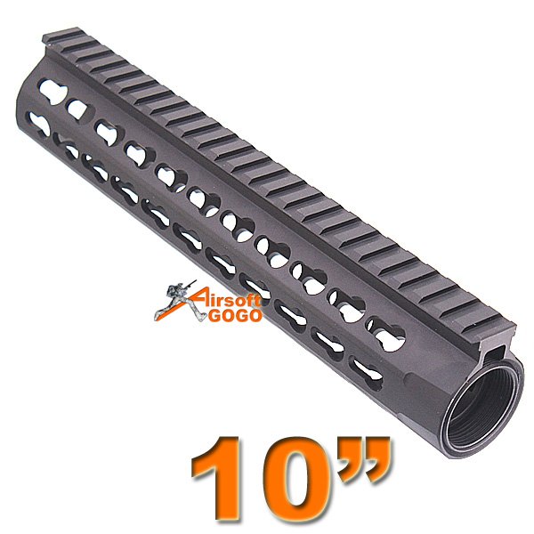 CNC Aluminun URX4 10" Rail system for M4 AEG