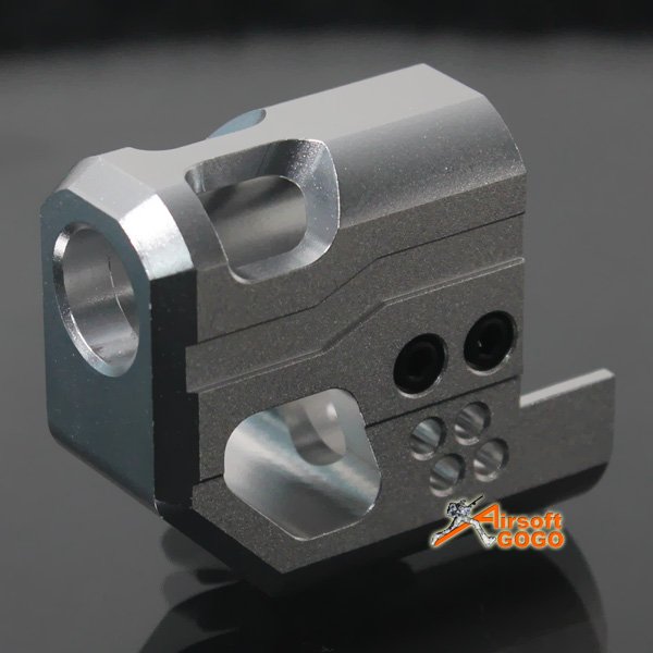 Compensator for WE M9A1 M92 M92F GBB - Silver