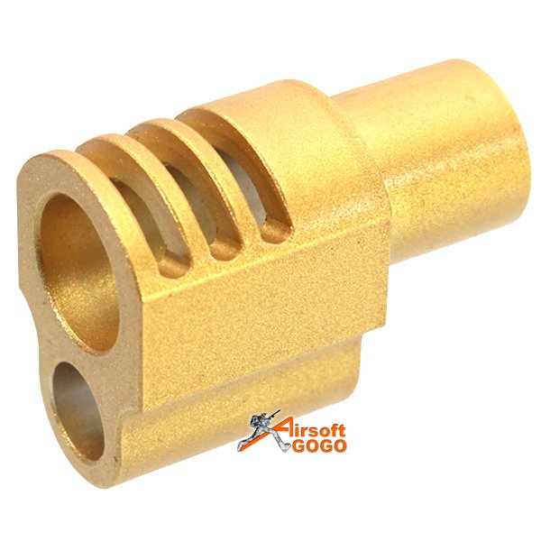AGG Punisher Style Compensator for Socom Gear / WE 1911 Golden