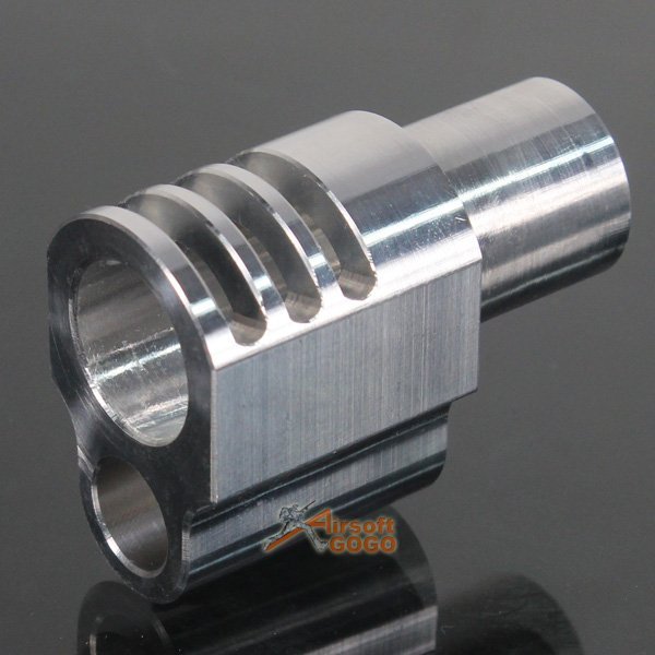 AGG 1911 Punisher Style Aluminum Compensator for Socom Gear / WE 1911 SV