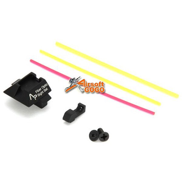 AIP Alumimun Front and Rear Sight ( Fiber) For Glock17