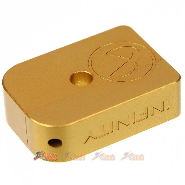 AIP CNC Aluminum Infinity Puzzle Magazine Base for Marui Hi-Capa (Gold)