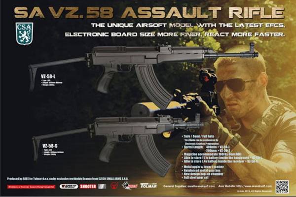 ARES SA VZ.58 Assault riffle AEG - Image 2
