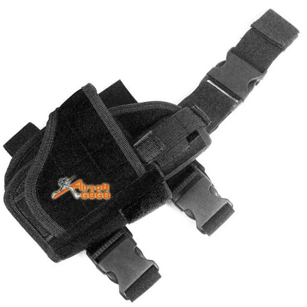 Tornado Drop Leg Thigh Pistol RH Holster Black