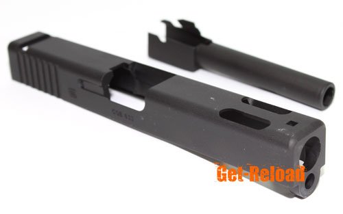 5KU CNC Slide and Barrel Set for Marui G17 GBB (Black)