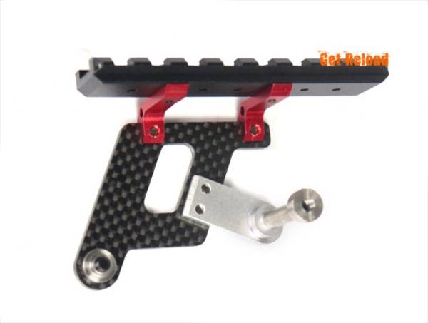 5KU Shooters Carbon Mount Base for Marui Hi-Capa Red - Image 3