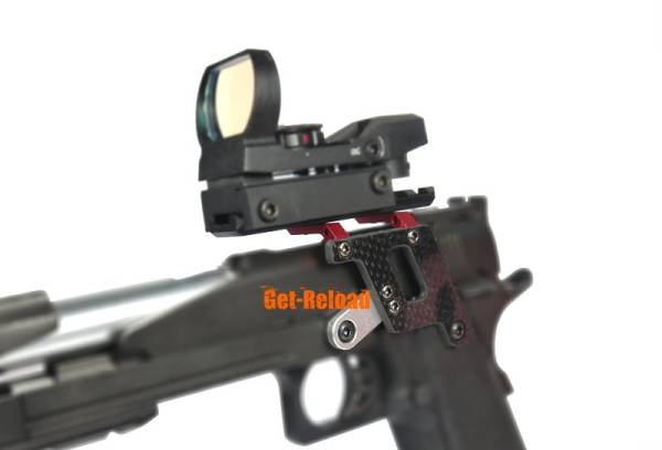 5KU Shooters Carbon Mount Base for Marui Hi-Capa Red - Image 5