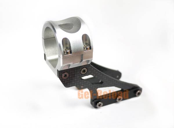 5KU 30mm Aimpoint Sight Mount Ring for Hi-Capa 5.1 Silver/Carbon