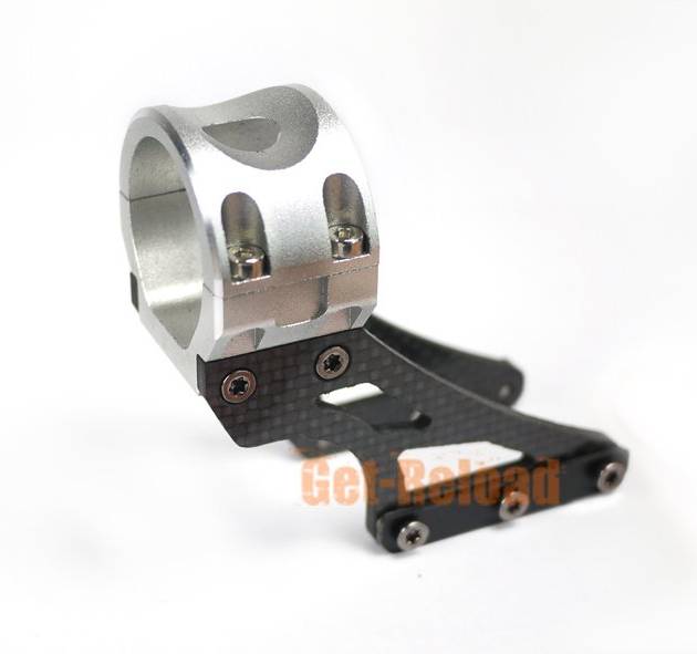 5KU 30mm Aimpoint Sight Mount Ring for Hi-Capa 5.1 Silver/Carbon
