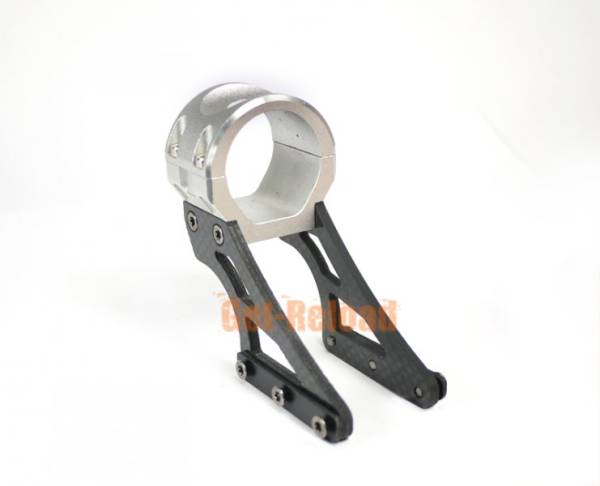 5KU 30mm Aimpoint Sight Mount Ring for Hi-Capa 5.1 Silver/Carbon - Image 2