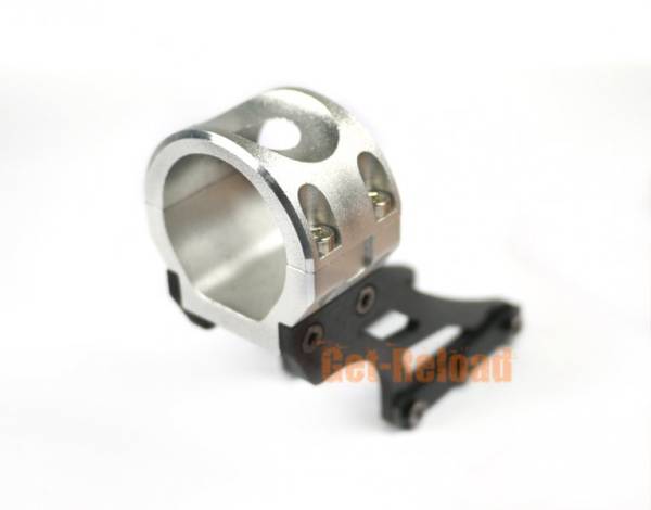 5KU 30mm Aimpoint Sight Mount Ring for Hi-Capa 5.1 Silver/Carbon - Image 3