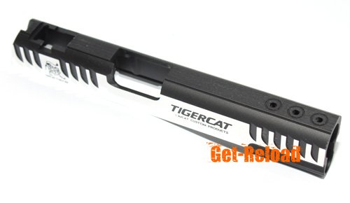 5KU CNC TigerCat Hybrid Slide for Marui Hi-Capa 5.1 (Black & Silver)