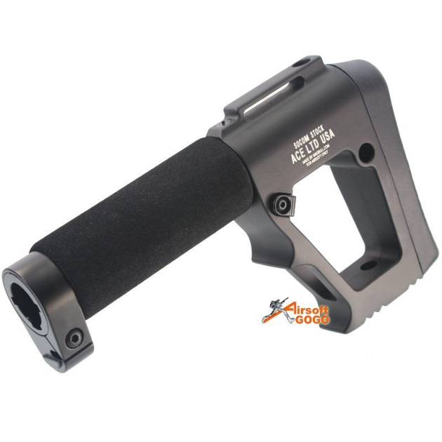 Madbull ACE SOCOM Stock for M4 AEG (Black)