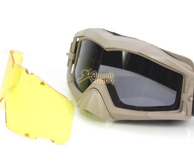 ARMY FORCE Wind Dust Tactical Goggle (Tan)