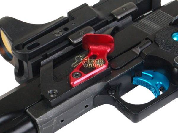AIP Aluminum Skidproof Thumb Rest - Red (L) - Image 2