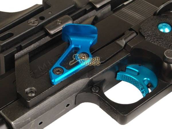 AIP Aluminum Skidproof Thumb Rest - Blue (L) - Image 2