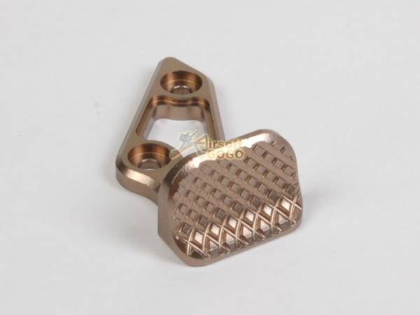 AIP Aluminum Skidproof Thumb Rest - Titanium Color (L) - Image 2