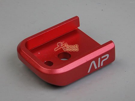 AIP Aluminum Magazine Base For Marui 5.1 (Red)
