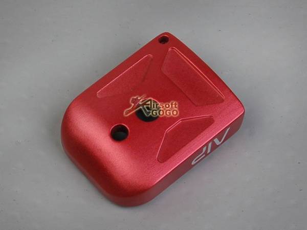 AIP Aluminum Magazine Base For Marui 5.1 (Red) - Image 2